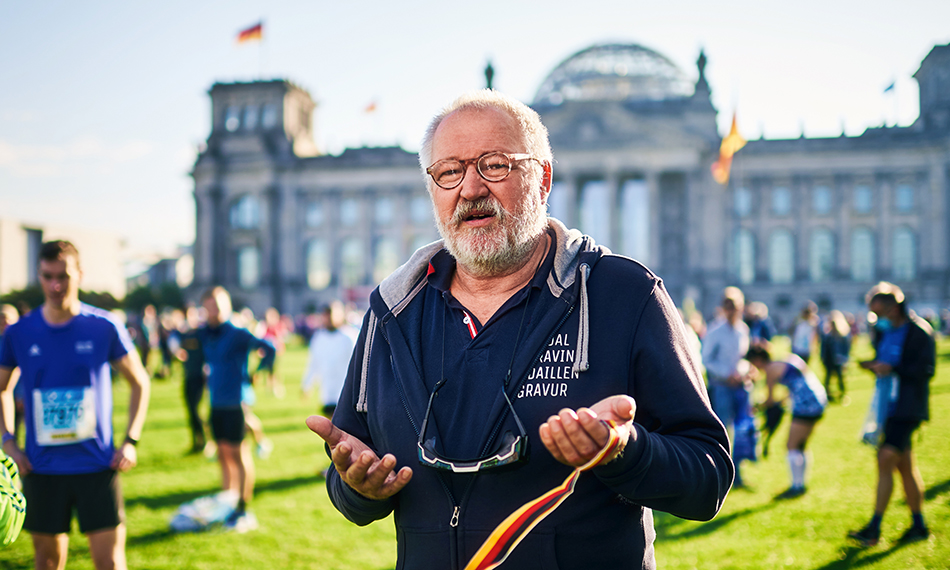 Klaus Huber at The Berlin Marathon