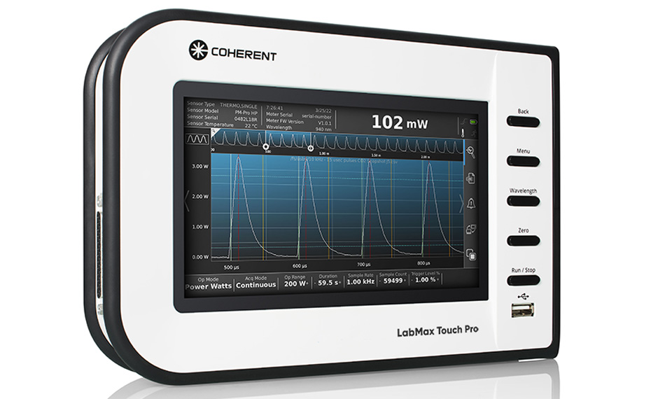 Coherent LabMax Touch Proレーザメーターの紹介 | Coherent